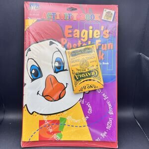 Vtg Eagie's Postal Fun Book Coloring Activity RARE Book of Post Office History